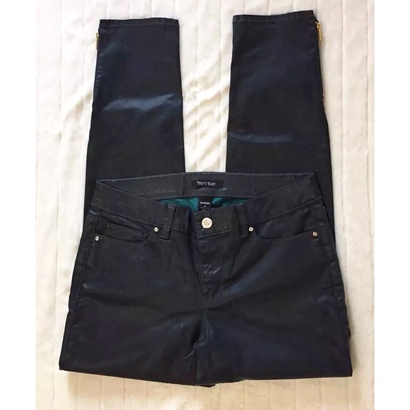 White House Black Market Denim - SOLD ELSEWHERE WHBM Coated Skimmer Jeans Green